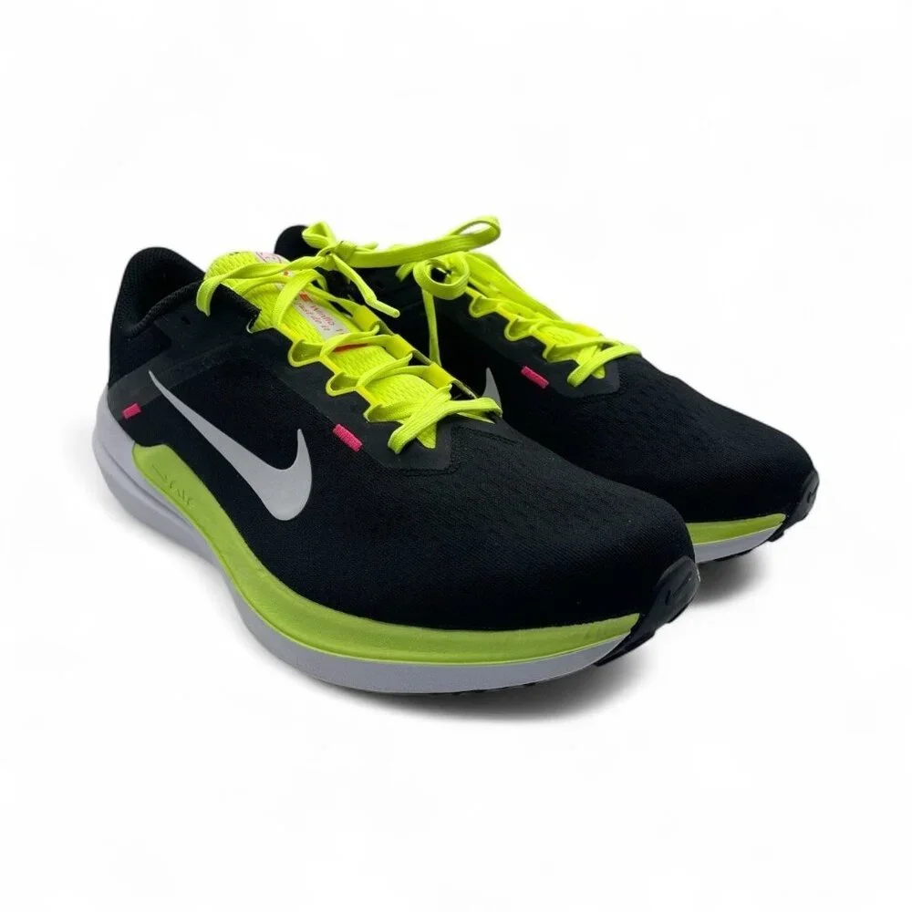 Nike Air Winflo 10 XCC 'Black Volt' Running Shoes FN6825-010 Men's Size 11 - Picture 2 of 7